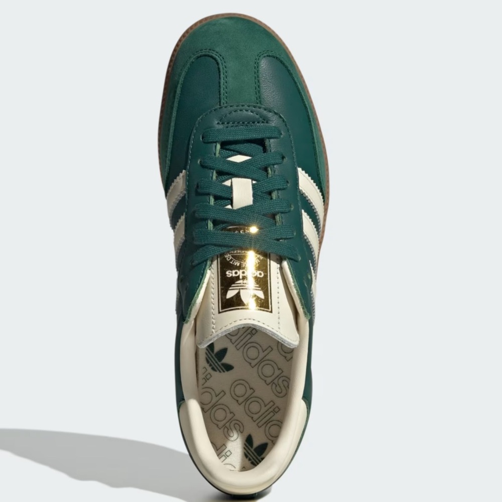 Adidas Originals Samba OG sneakers in collegiate green and cream Women’s 7.5